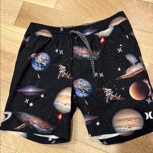 Hurley Cosmic Black Swim Shorts‎